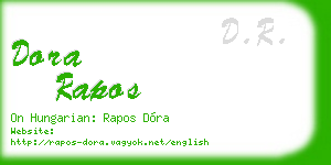 dora rapos business card