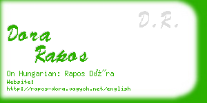dora rapos business card